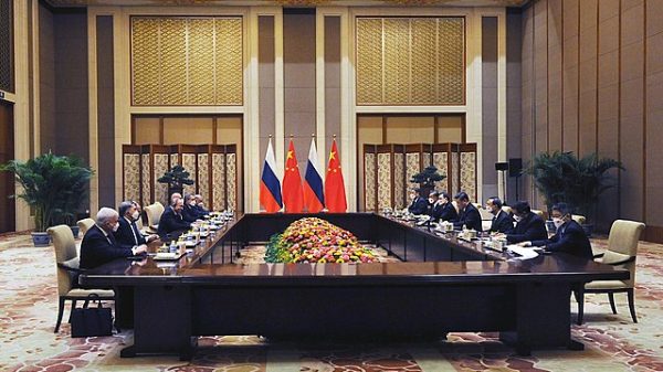 Vladimir Putin held talks in Beijing with President of the People’s Republic of China Xi Jinping.