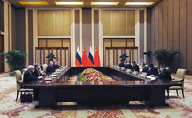 Vladimir Putin held talks in Beijing with President of the People’s Republic of China Xi Jinping.