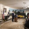 President Donald J. Trump delivers remarks on the Joint Comprehensive Plan of Action as he withdraws the US from participation in the Iran-JCPOA