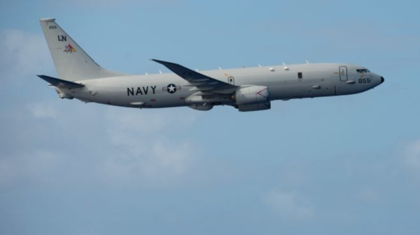 US Navy Patrol Aircraft Flies Through Taiwan Strait Amidst Recent Diplomatic Talks