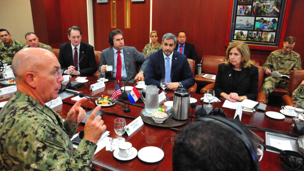 President of Paraguay Meets with US Southern Command in Washington