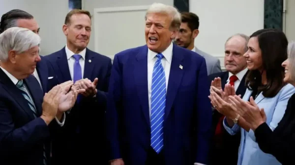 Trump Returns to Capitol Hill, Vows Unity Among Republicans Amid Criticism