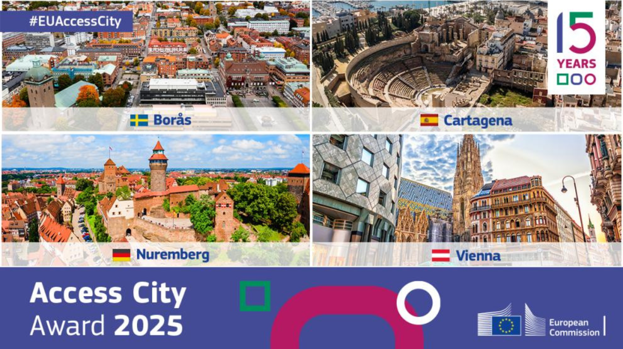 Borås, Cartagena, Nuremberg & Vienna: Finalists for the 2025 Access City Award