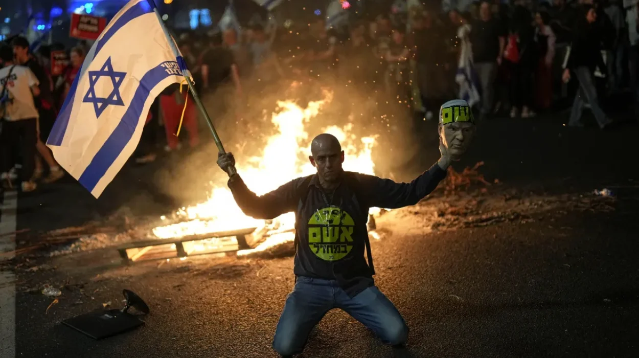 Israel Protests Erupt After Defense Minister Yoav Gallant’s Firing